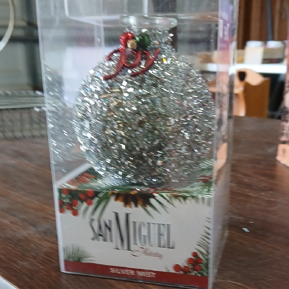 NWT San Miguel Silver Ornament
